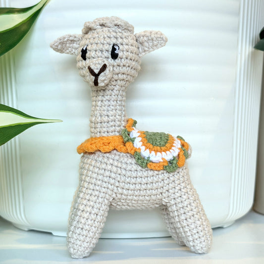 Alpaca (Boots-off) - S/M - Handmade Crochet Plush