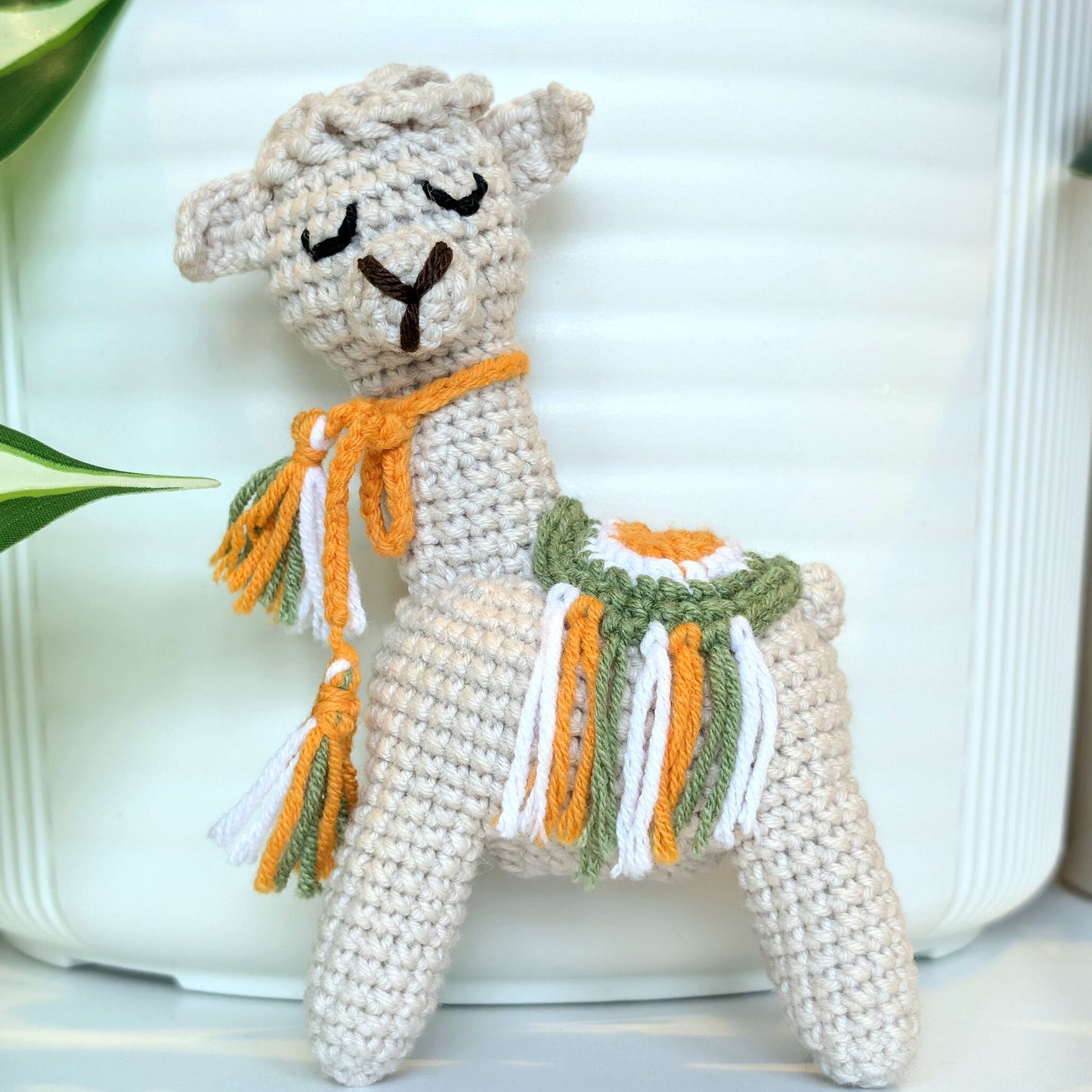 Alpaca (Boots-off) - S/M - Handmade Crochet Plush