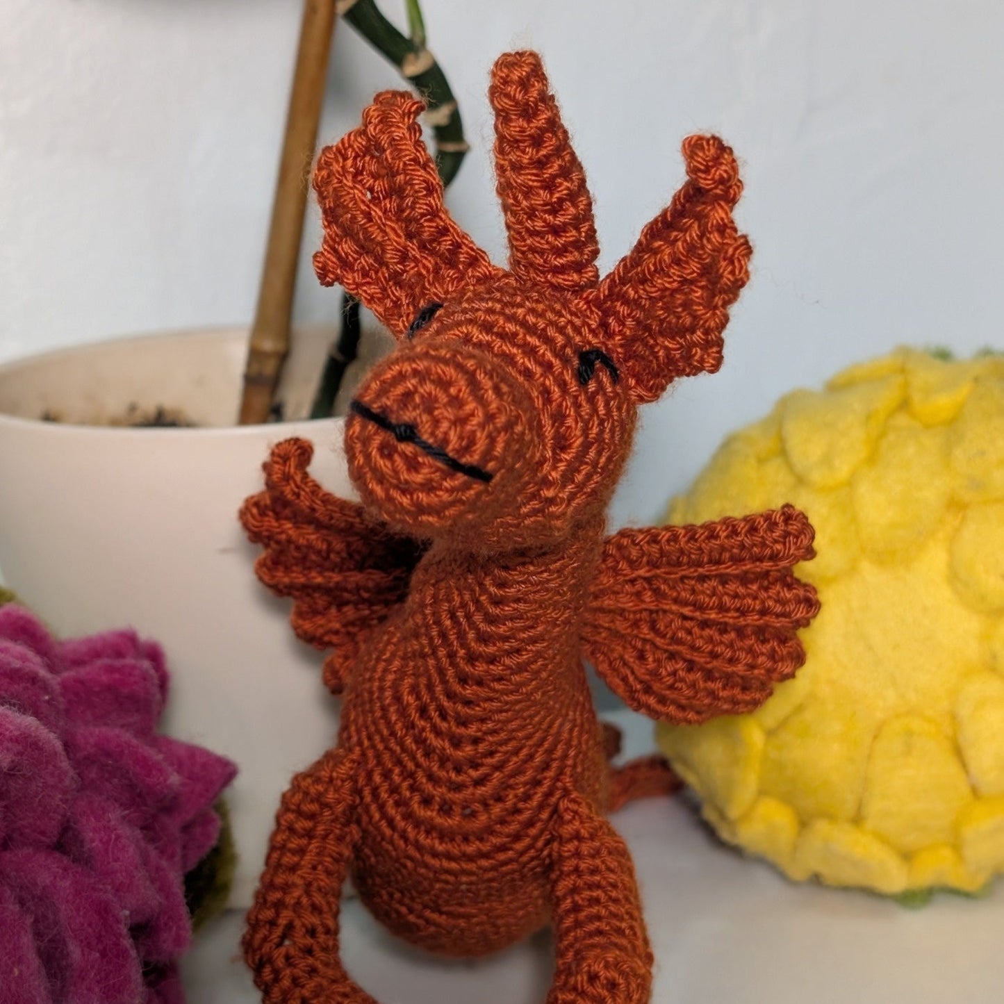 Sea Dragon Amigurumi - Handmade Crochet Plushie
