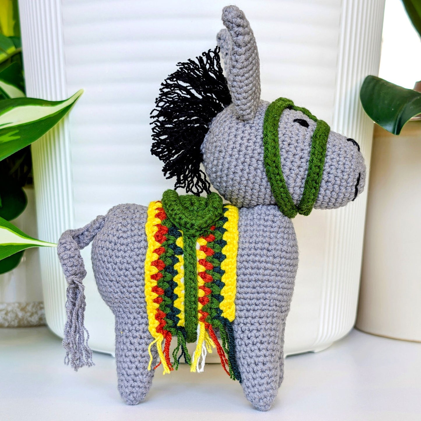 Andalusian Donkey Amigurumi - M - Crochet Plushie