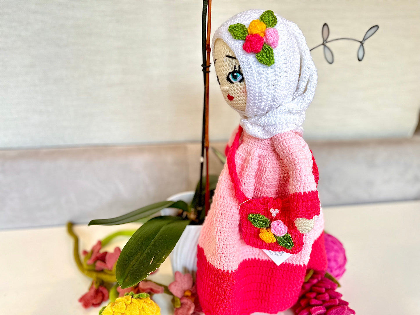 Floral Hijab Doll