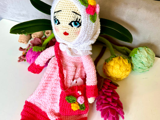 Floral Hijab Doll