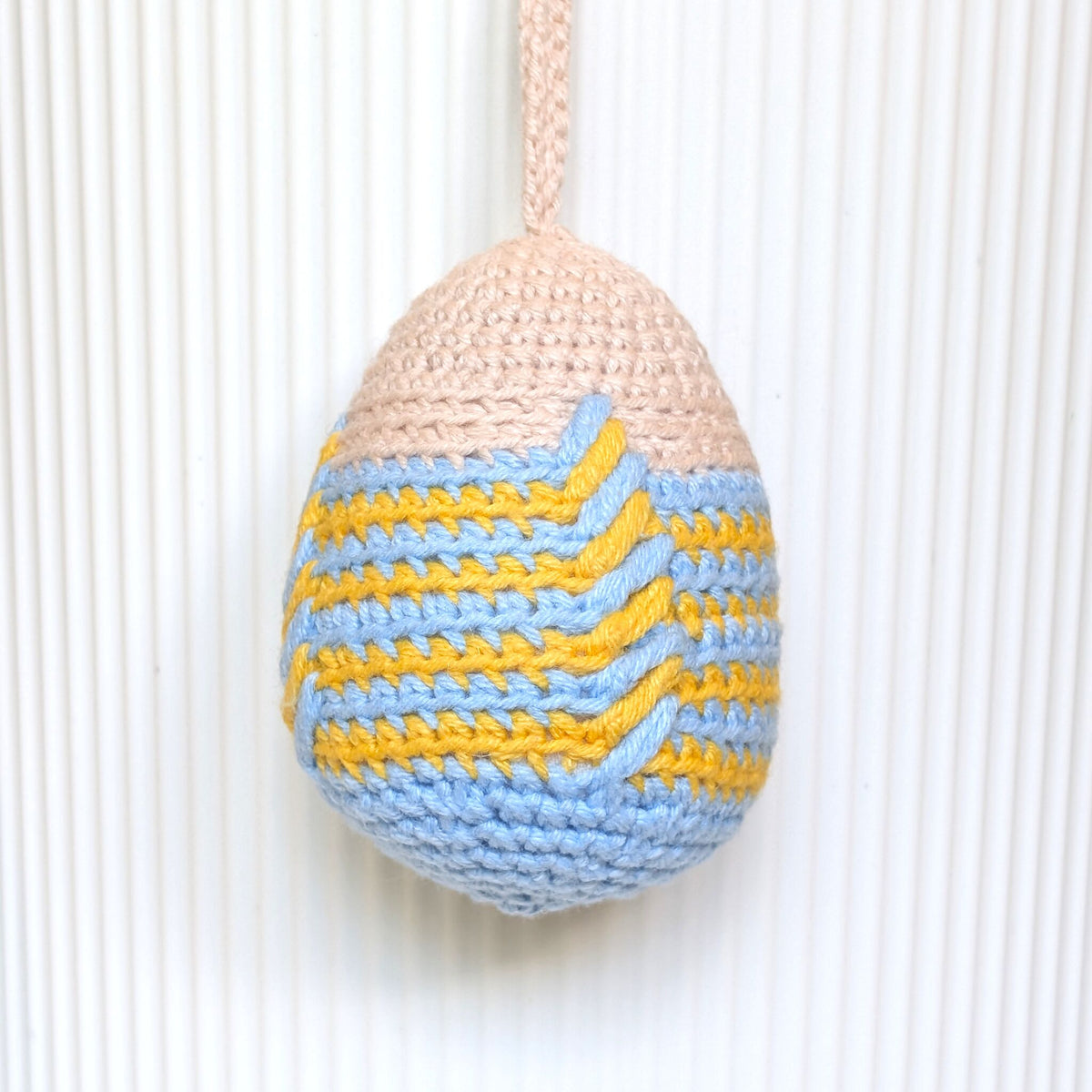 Embroidered Eggs - Crochet Plush Charm