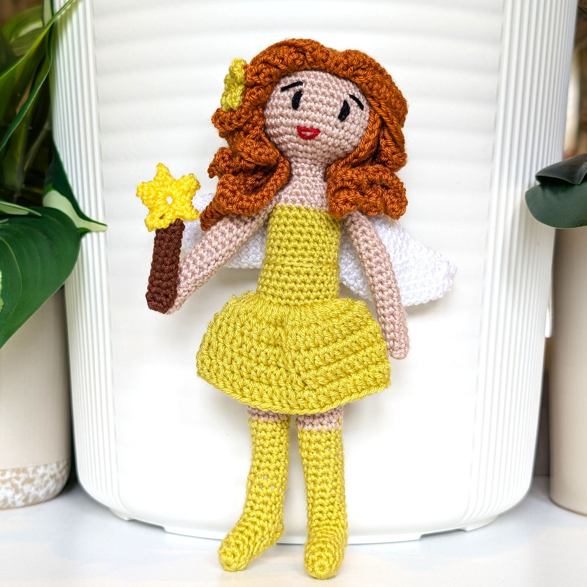 Fairy Doll in Stockings - Crochet Amigurumi