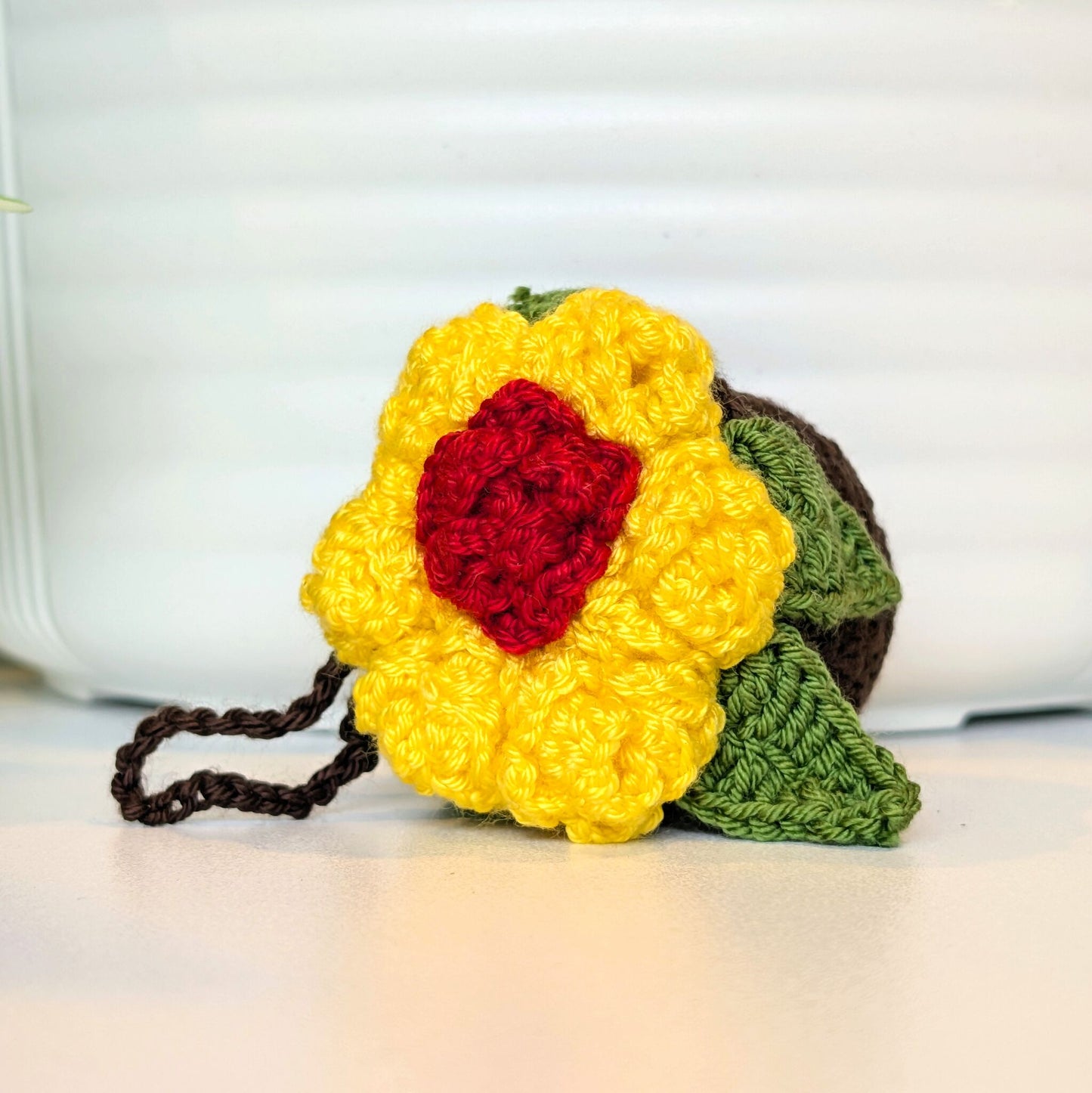Flower Bouquet (Red and Yellow) - Crochet Charm