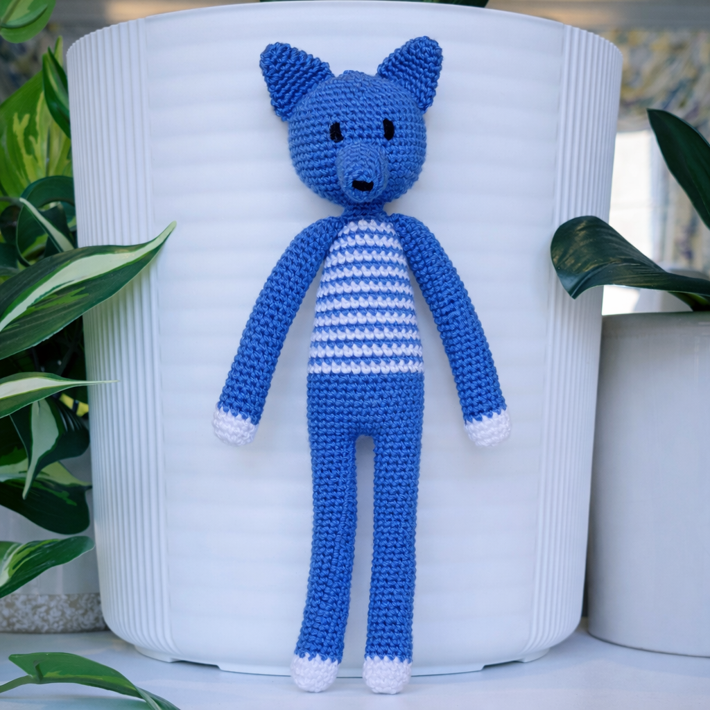 Fox Standing Amigurumi - Handmade Crochet Plushie