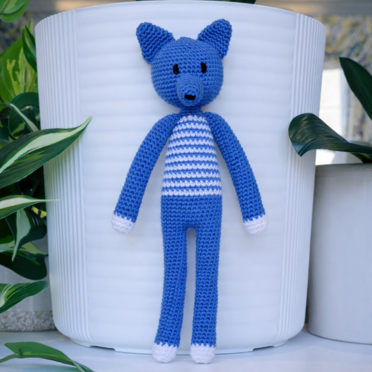 Fox Standing Amigurumi - Handmade Crochet Plushie