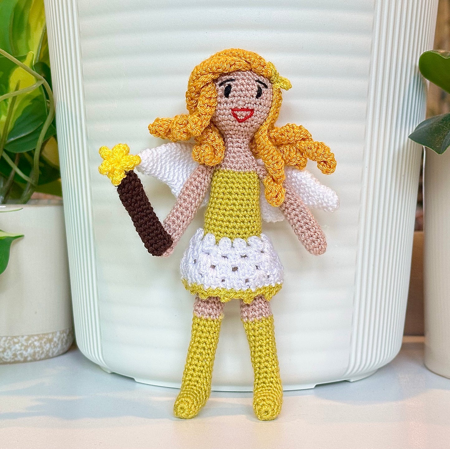 Fairy Doll in Stockings - Crochet Amigurumi