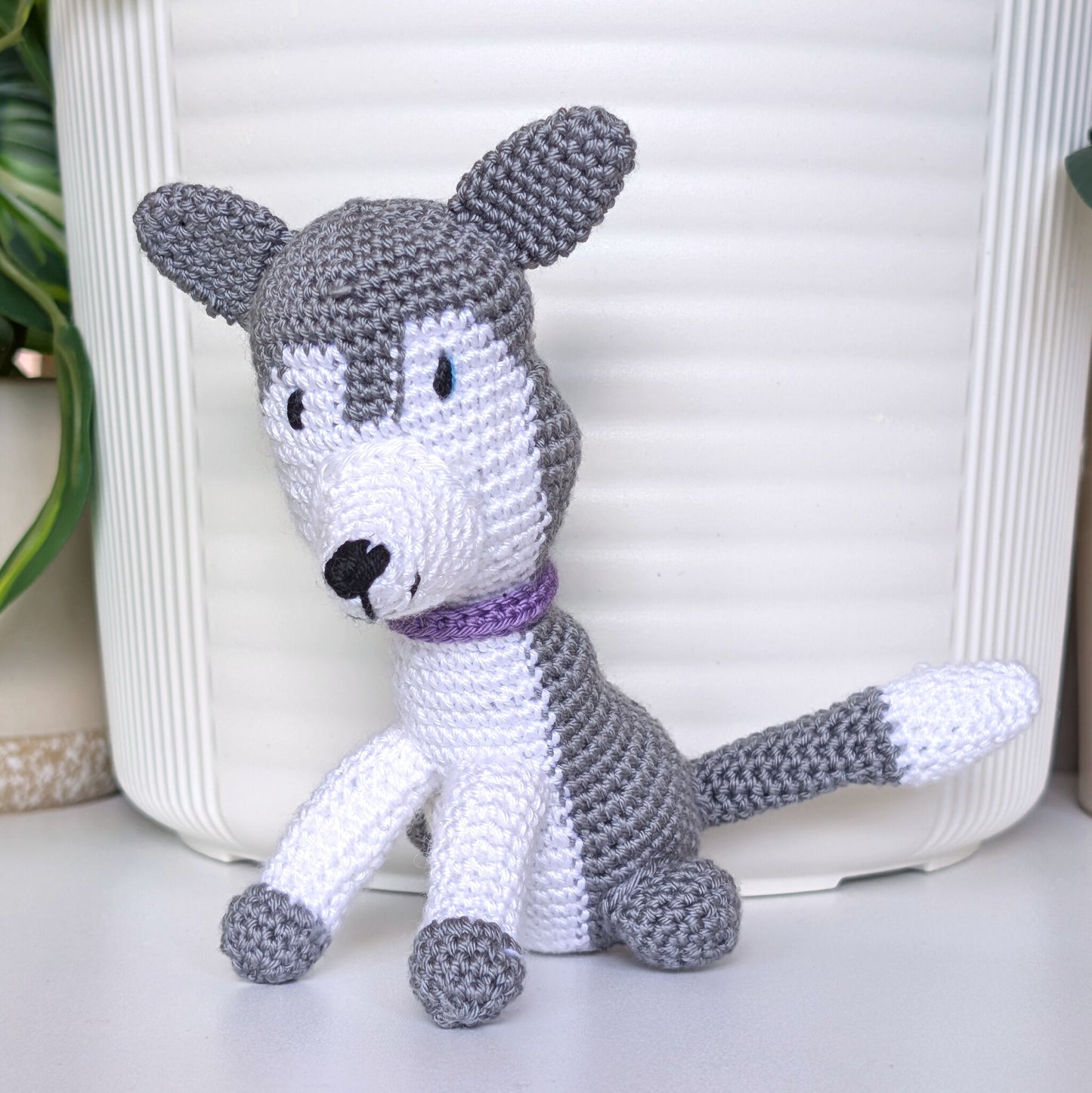 Husky Dog Amigurumi - Crochet Handmade Stuffed Plushie