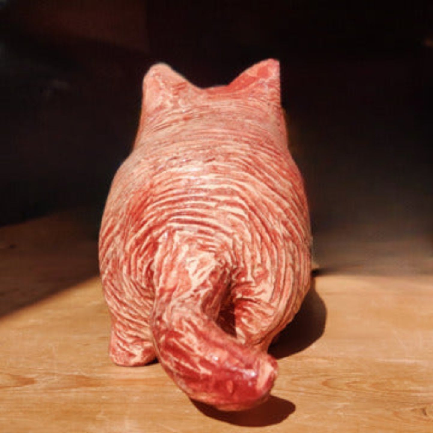 Cat Clay Figurine - Rustic