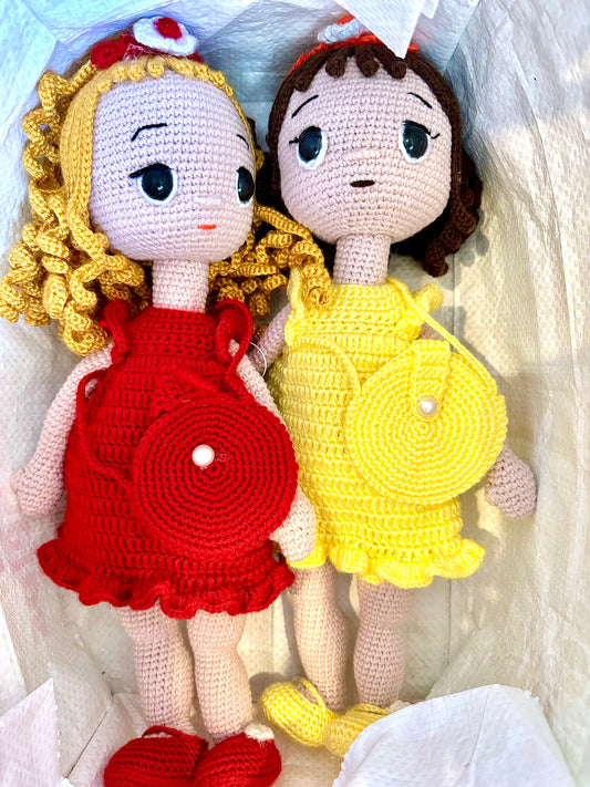 Ruby & Sunny Crochet Dolls