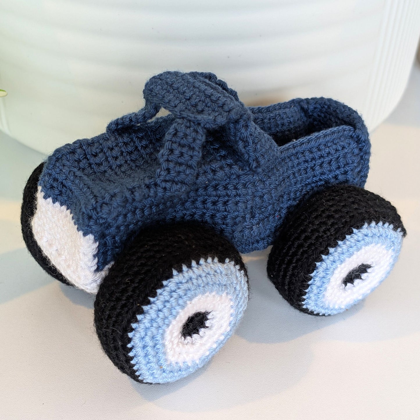 Monster Truck - Navy Blue Crochet Plush