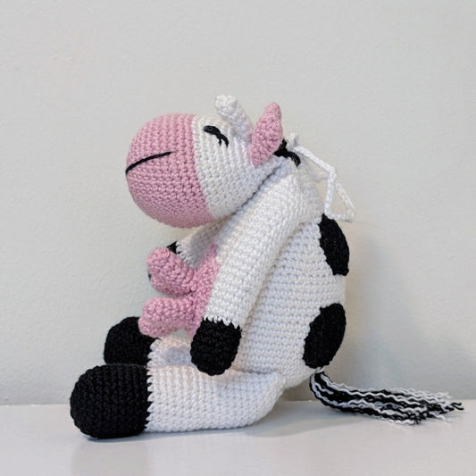 Cow (Medium) Amigurumi - Handmade Crochet Plushie