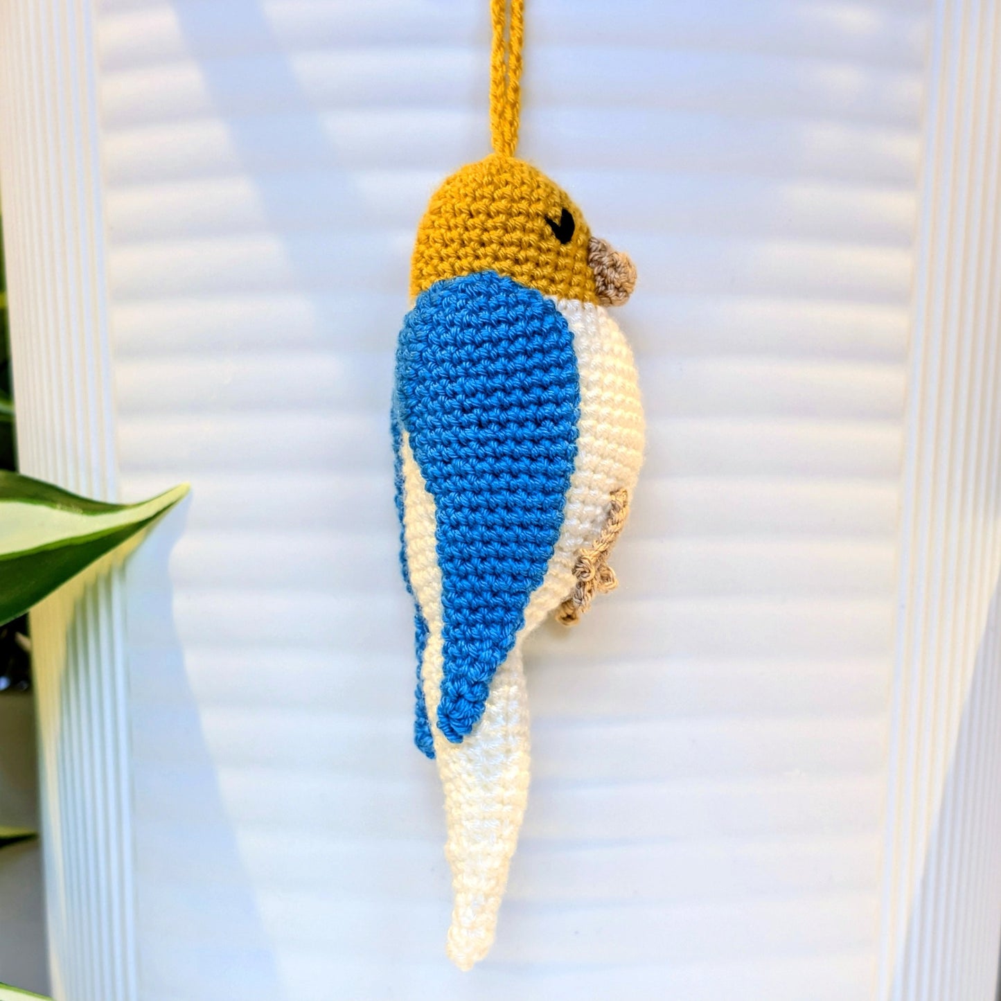 Parakeet Bird - Color Face - Amigurumi Crochet Charm