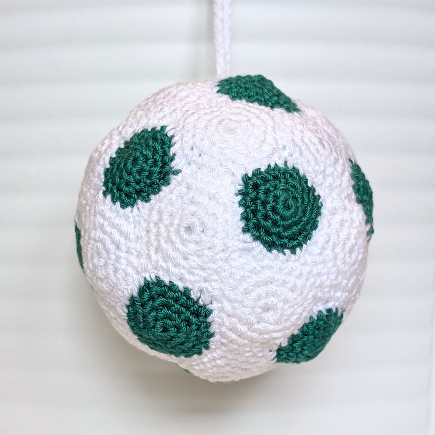 Soccer Ball Crochet Plush Charm