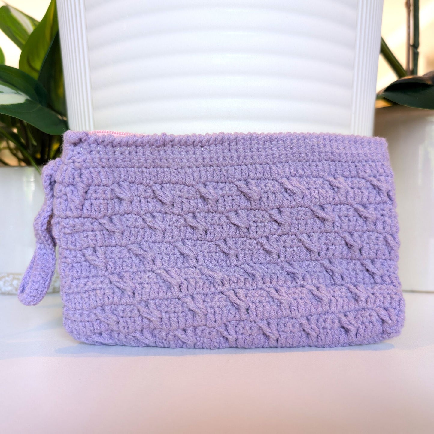 Wristlet Zipper Bag - Periwinkle