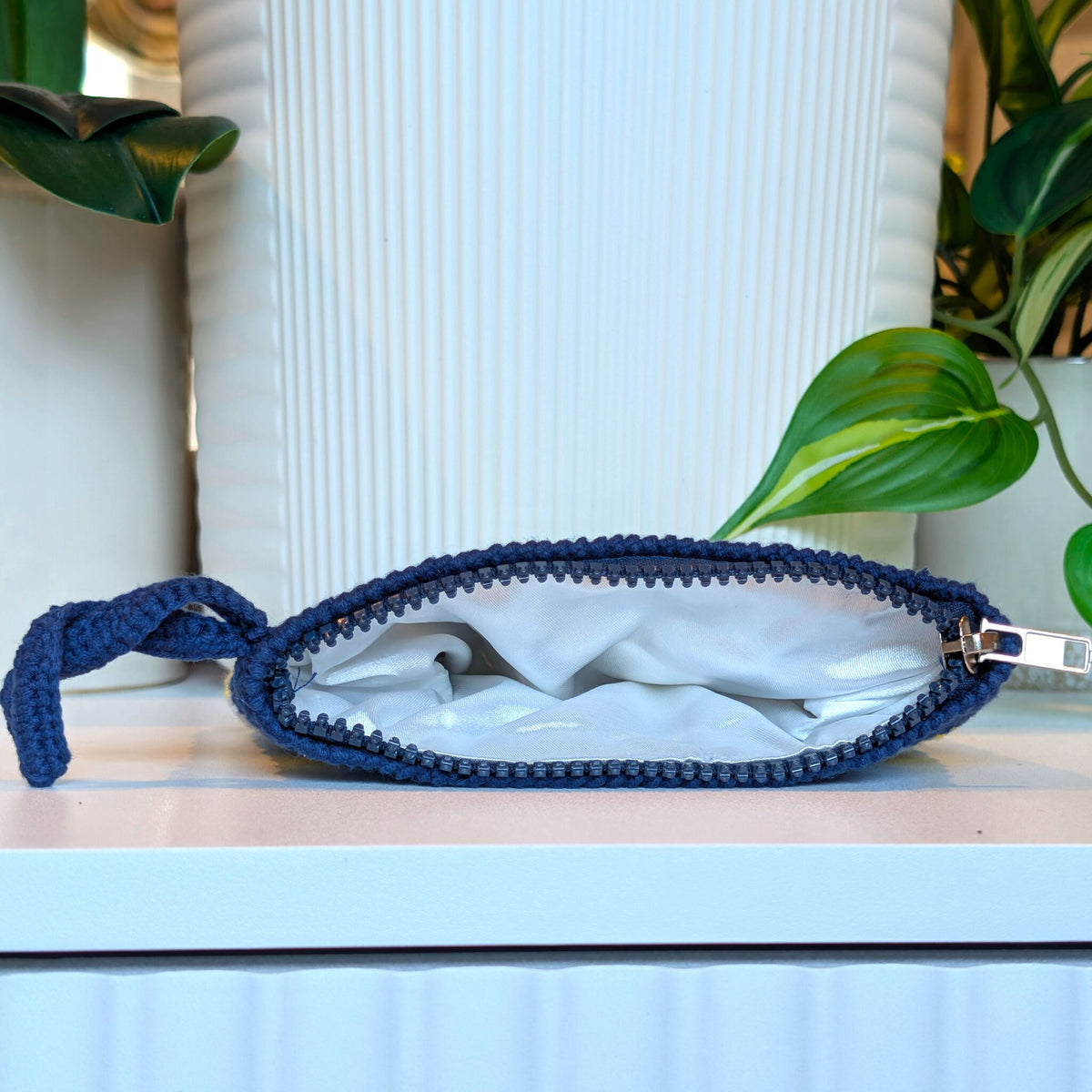 Wristlet Bag - Blue & Yellow