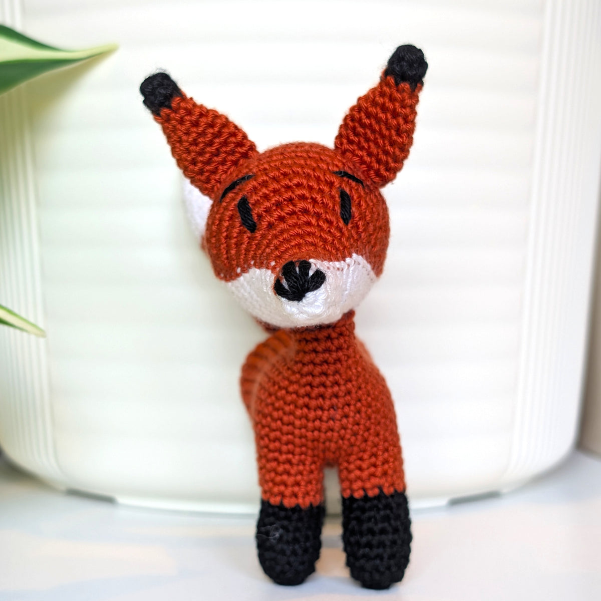 Red Fox on Four Legs - Crochet Plush