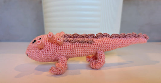 Axolotl Amigurumi - Handmade Crochet Plush Figurine