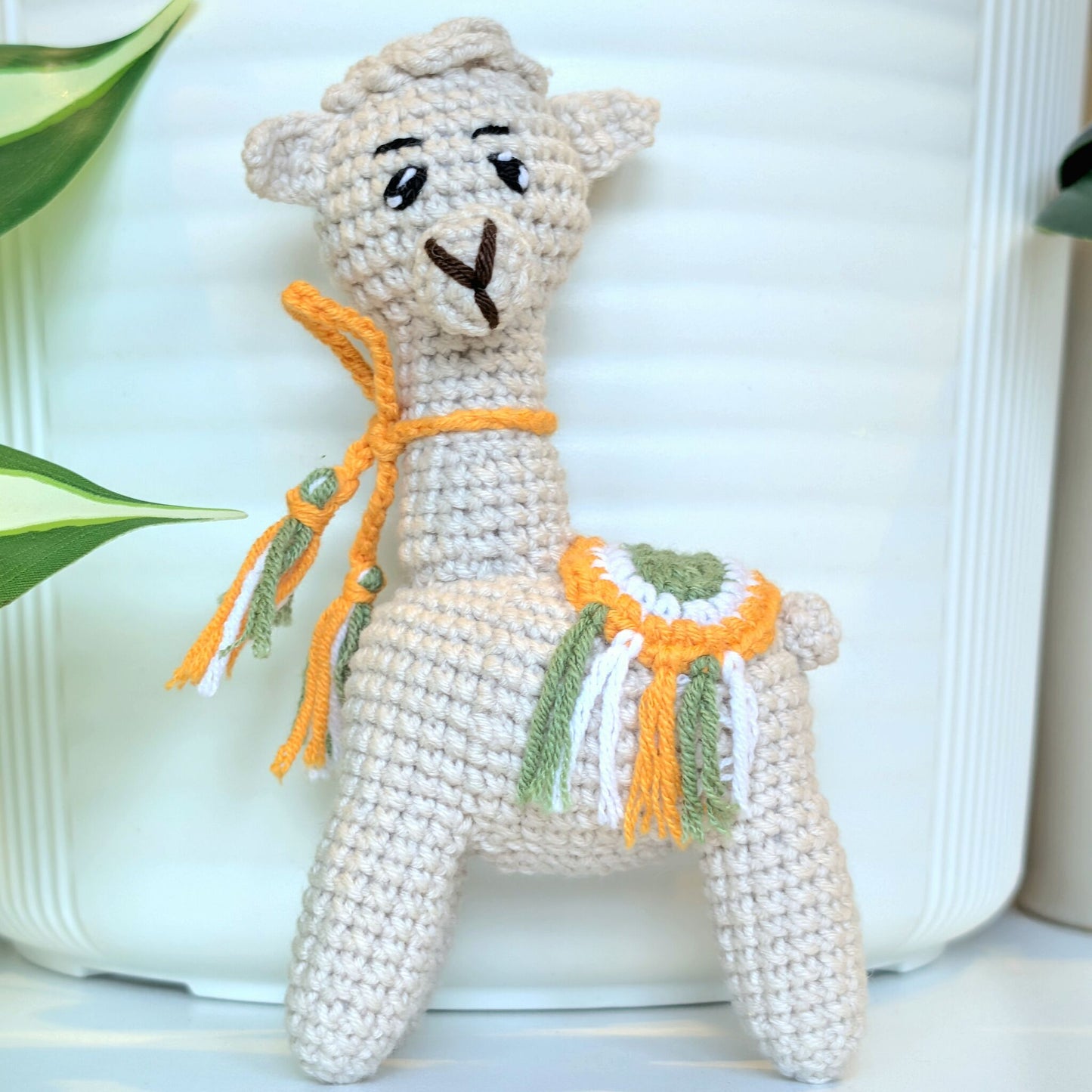 Alpaca (Boots-off) - S/M - Handmade Crochet Plush