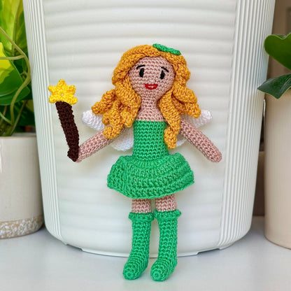 Fairy Doll in Stockings - Crochet Amigurumi