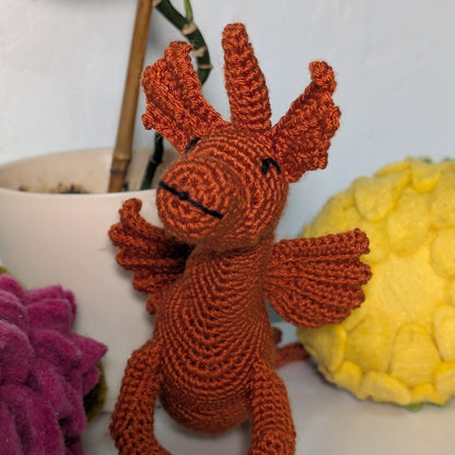 Sea Dragon Amigurumi - Handmade Crochet Plushie