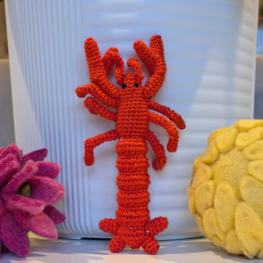 Lobster Amigurumi - Small - Handmade Crochet Plush Figurine