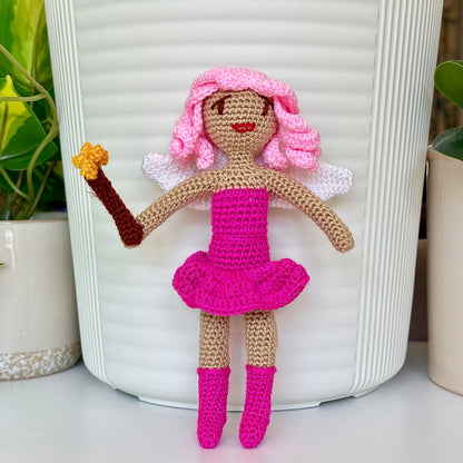 Fairy Doll in Stockings - Crochet Amigurumi