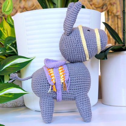 Andalusian Donkey - LG Crochet Plush