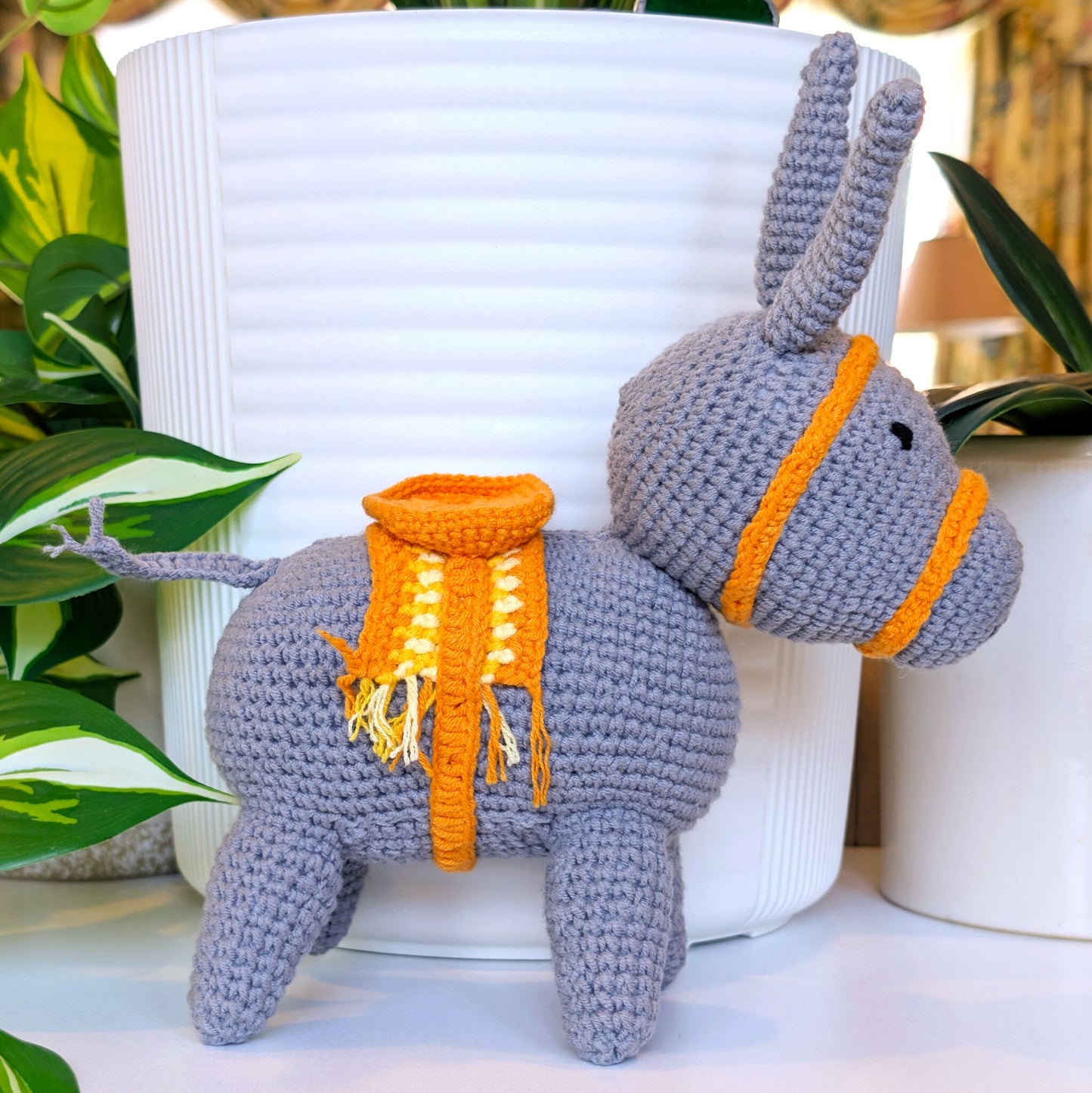 Andalusian Donkey - LG Crochet Plush
