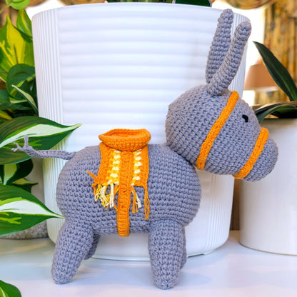 Andalusian Donkey - LG Crochet Plush
