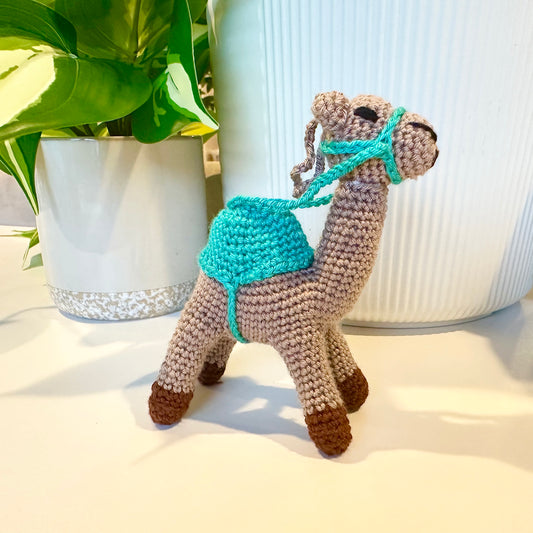 Camel Amigurumi - Small - Handmade Crochet Bag Charm