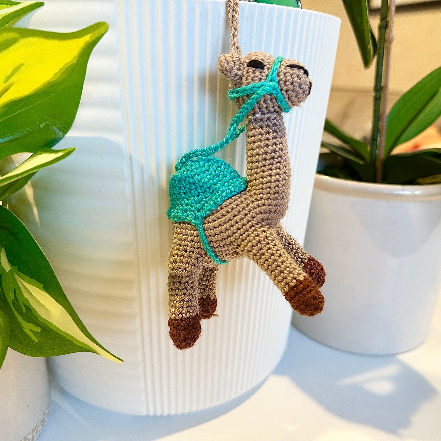 Camel Amigurumi - Small - Handmade Crochet Bag Charm