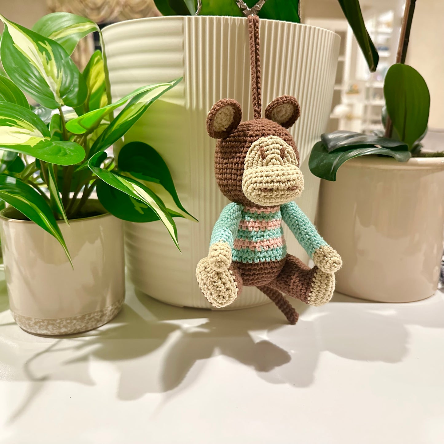 Monkey Amigurumi - Medium - Handmade Crochet Plushie