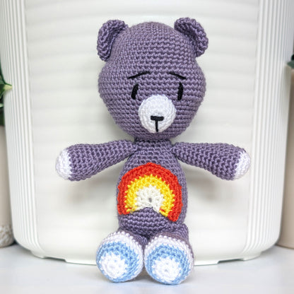 Bear with Rainbow Plush