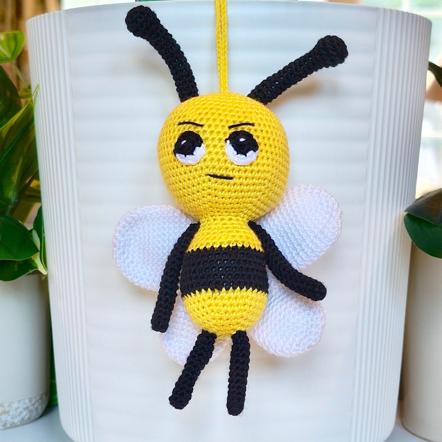 Bee Amigurumi - Medium - Handmade Crochet Plushie