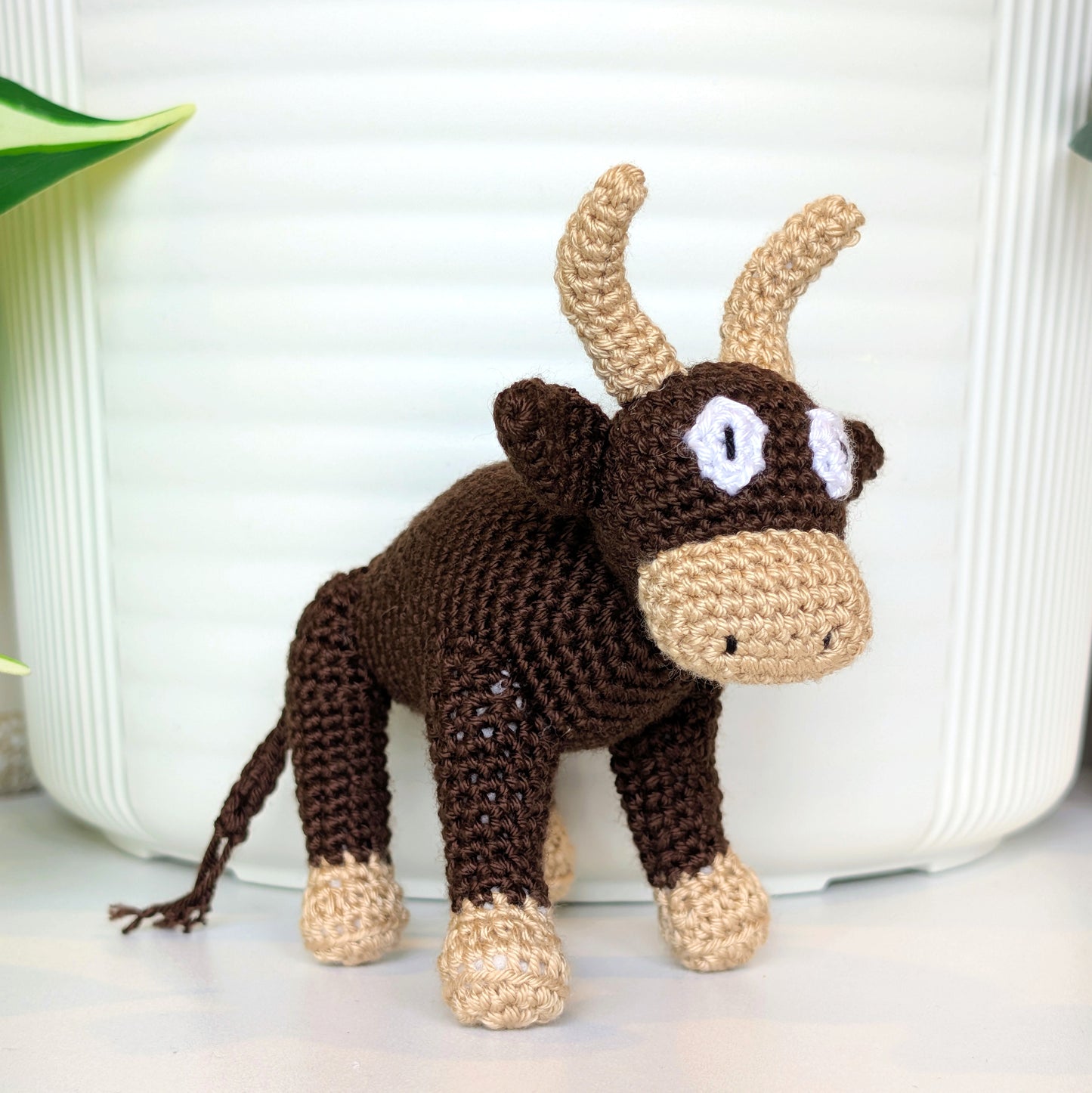 Bison Crochet Plush