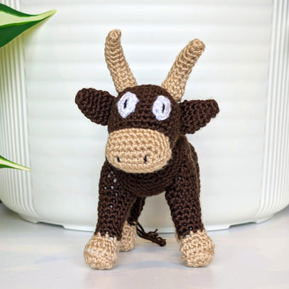 Bison Crochet Plush