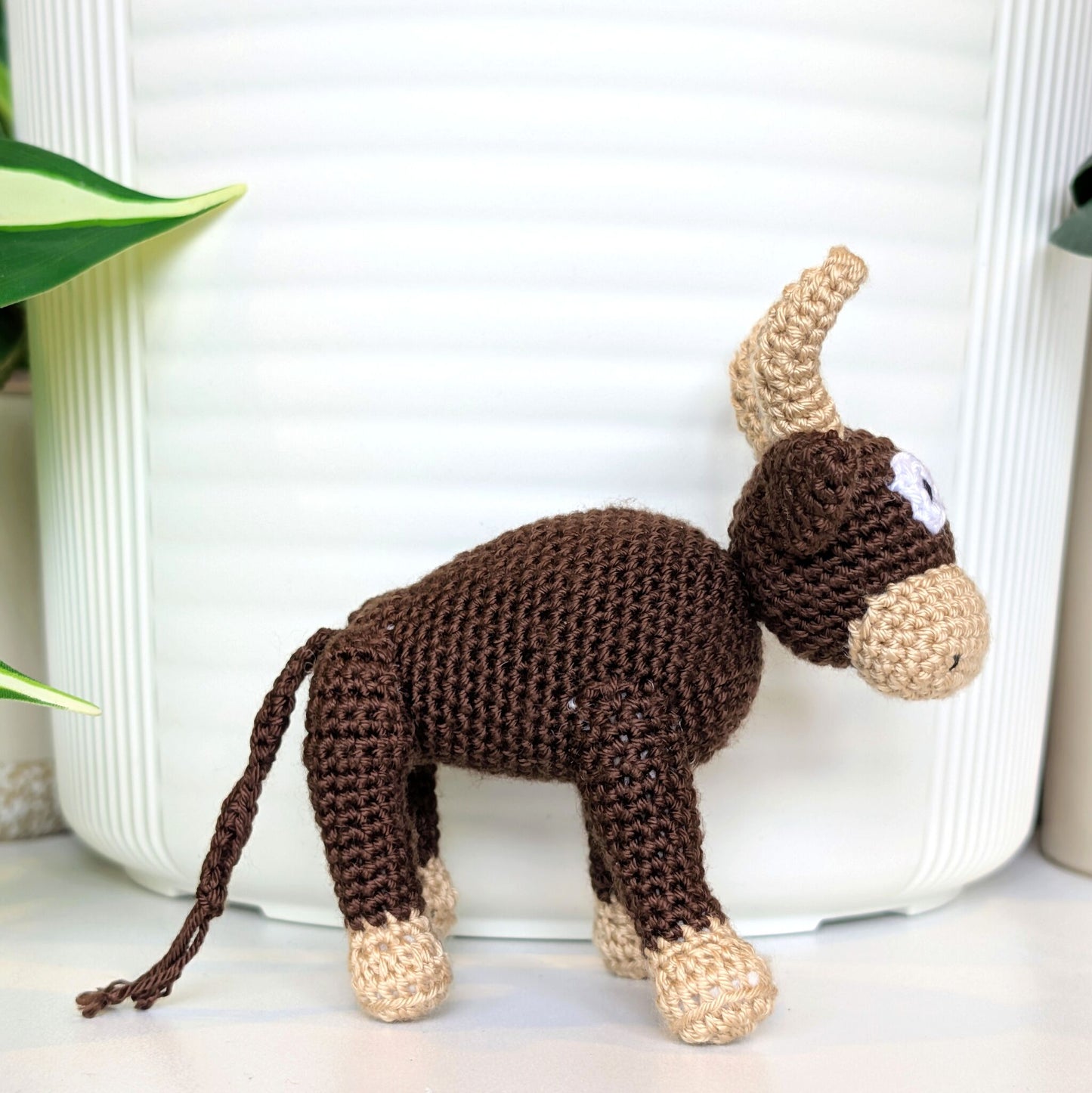 Bison Crochet Plush