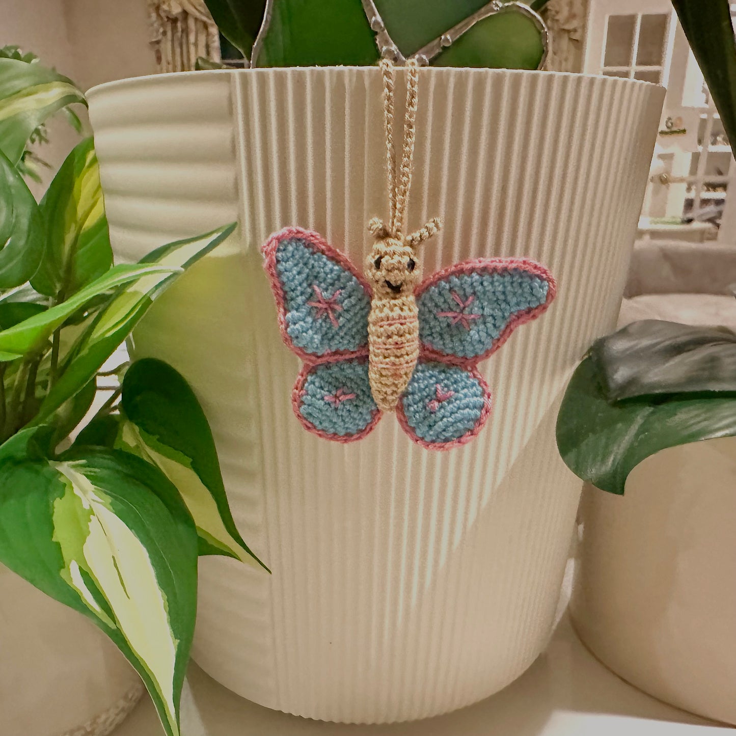 Butterfly Amigurumi - Mini - Handmade Crochet Bag Charm