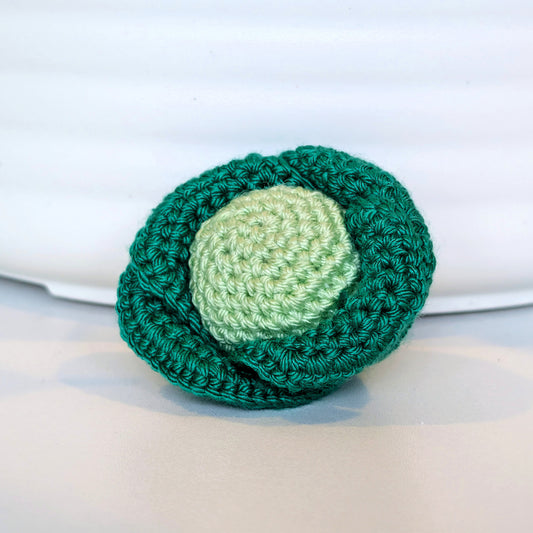 Cabbage Amigurumi - Crochet Keychain