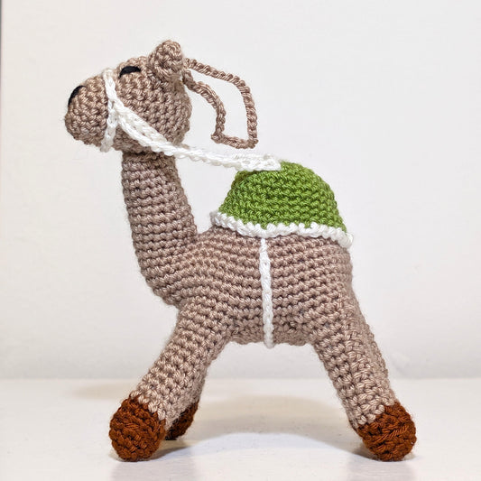 Camel Amigurumi - Small - Handmade Crochet Bag Charm