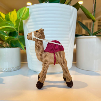 Camel Amigurumi - Medium - Handmade Crochet Plush Figurine