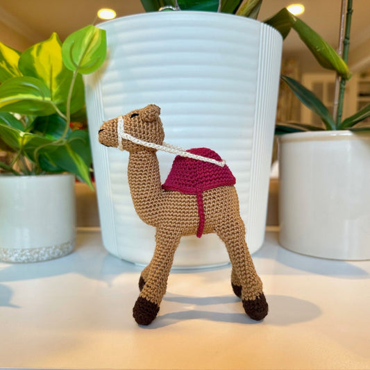 Camel Amigurumi - Medium - Handmade Crochet Plush Figurine