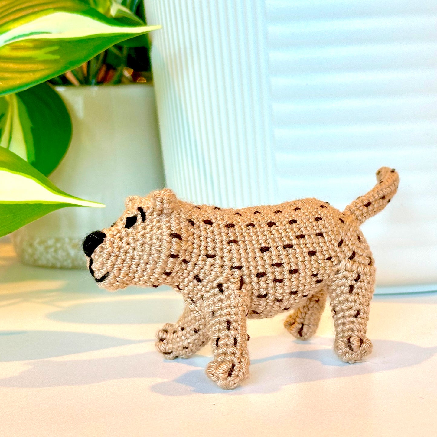 Cheetah Amigurumi - Handmade Crochet Plush Figurine