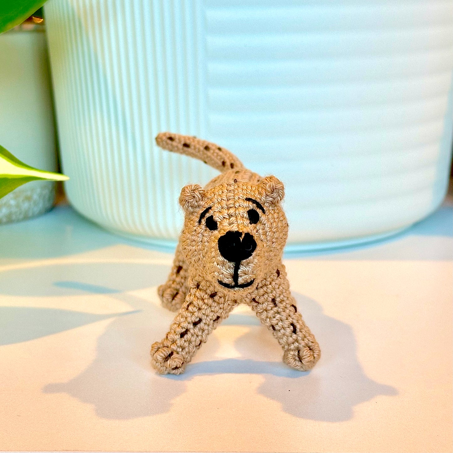 Cheetah Amigurumi - Handmade Crochet Plush Figurine