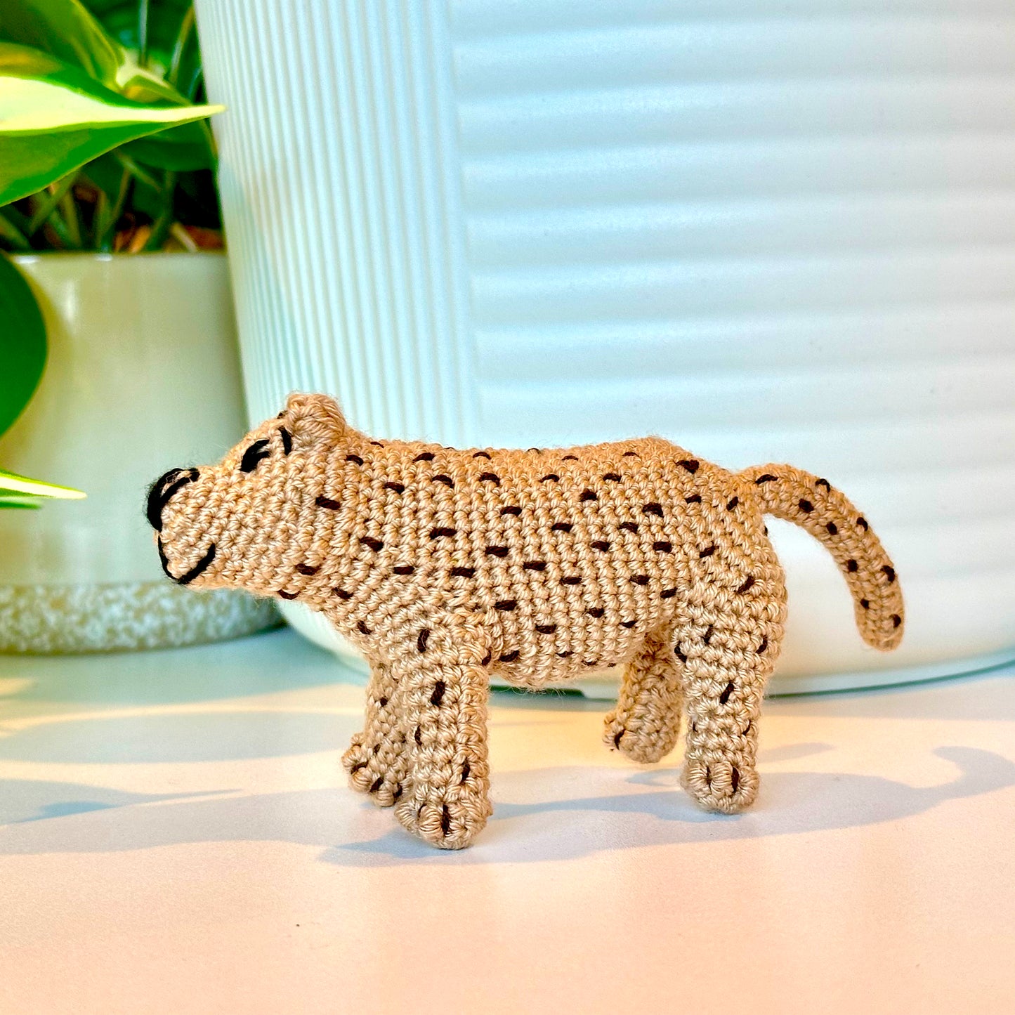 Cheetah Amigurumi - Handmade Crochet Plush Figurine