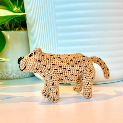 Cheetah Amigurumi - Handmade Crochet Plush Figurine