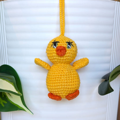 Mini-Small Chick (Amber) Crochet Charm