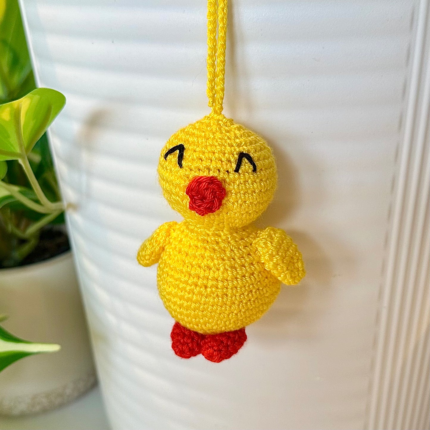 Chick Crochet Charm - Yellow